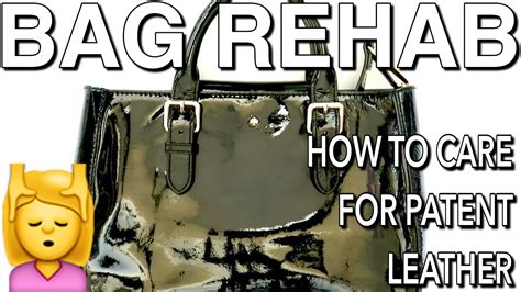 how to clean patent leather bag